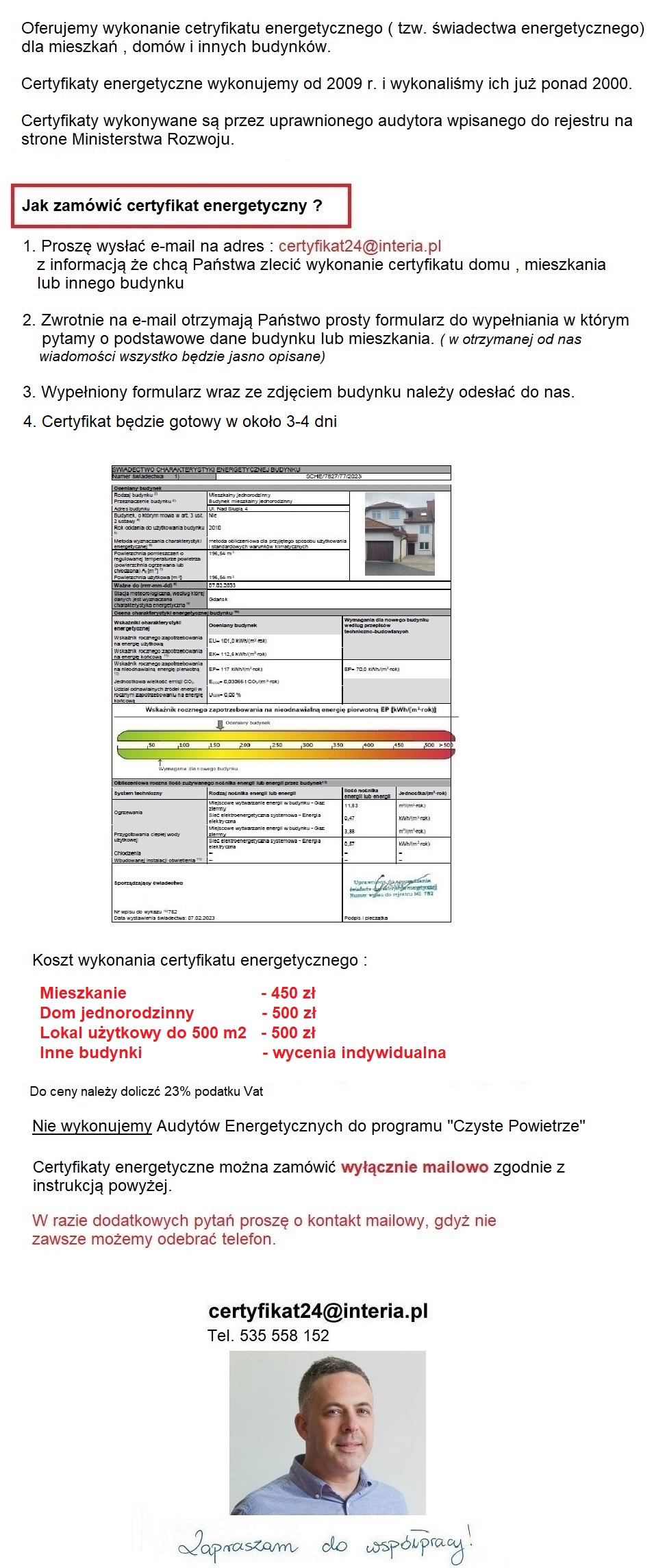 audyty energetyczne domów Gmina Koszęcin